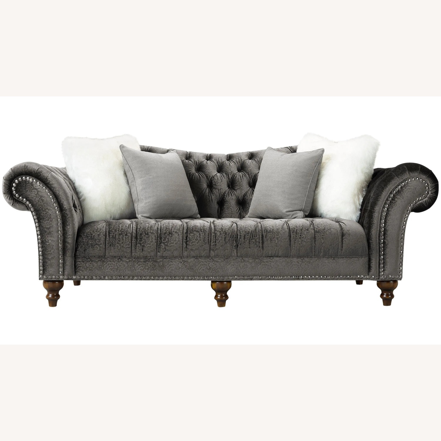 Raymour & Flanigan Duchess Statement Sofa - image-4