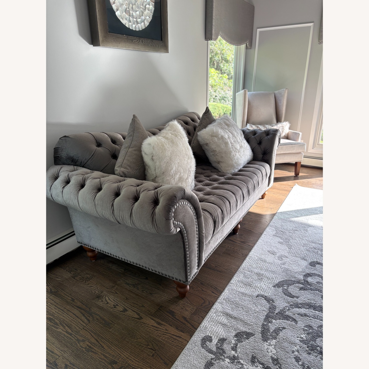 Raymour & Flanigan Duchess Statement Sofa - image-3