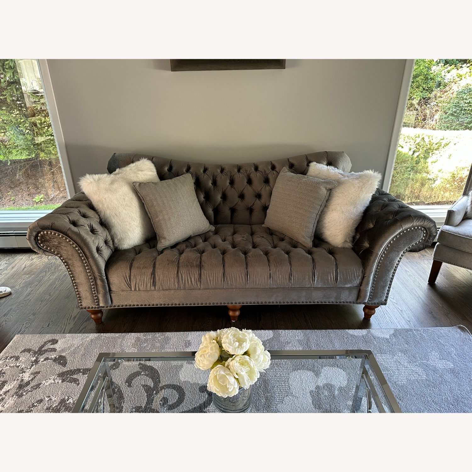 Raymour & Flanigan Duchess Statement Sofa - image-1