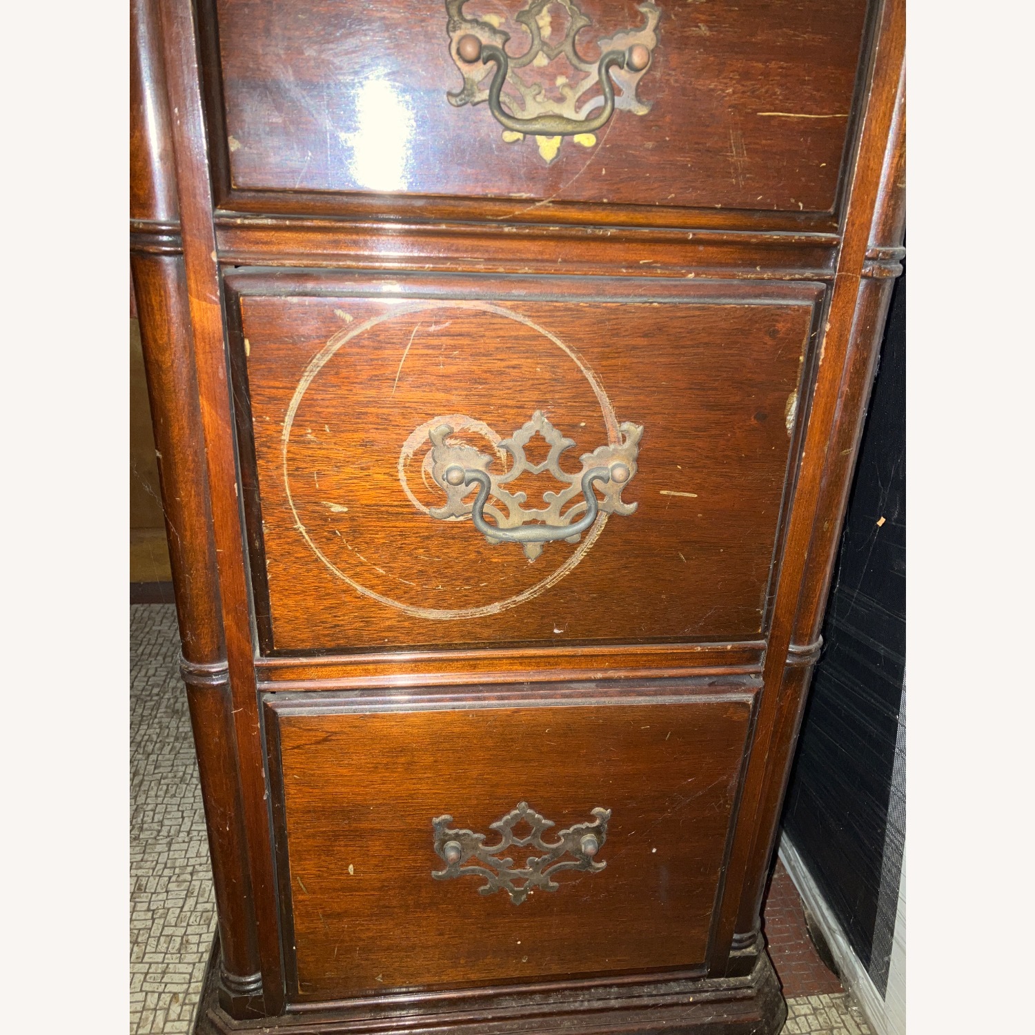 Vintage Desk with 7 Drawers - image-5