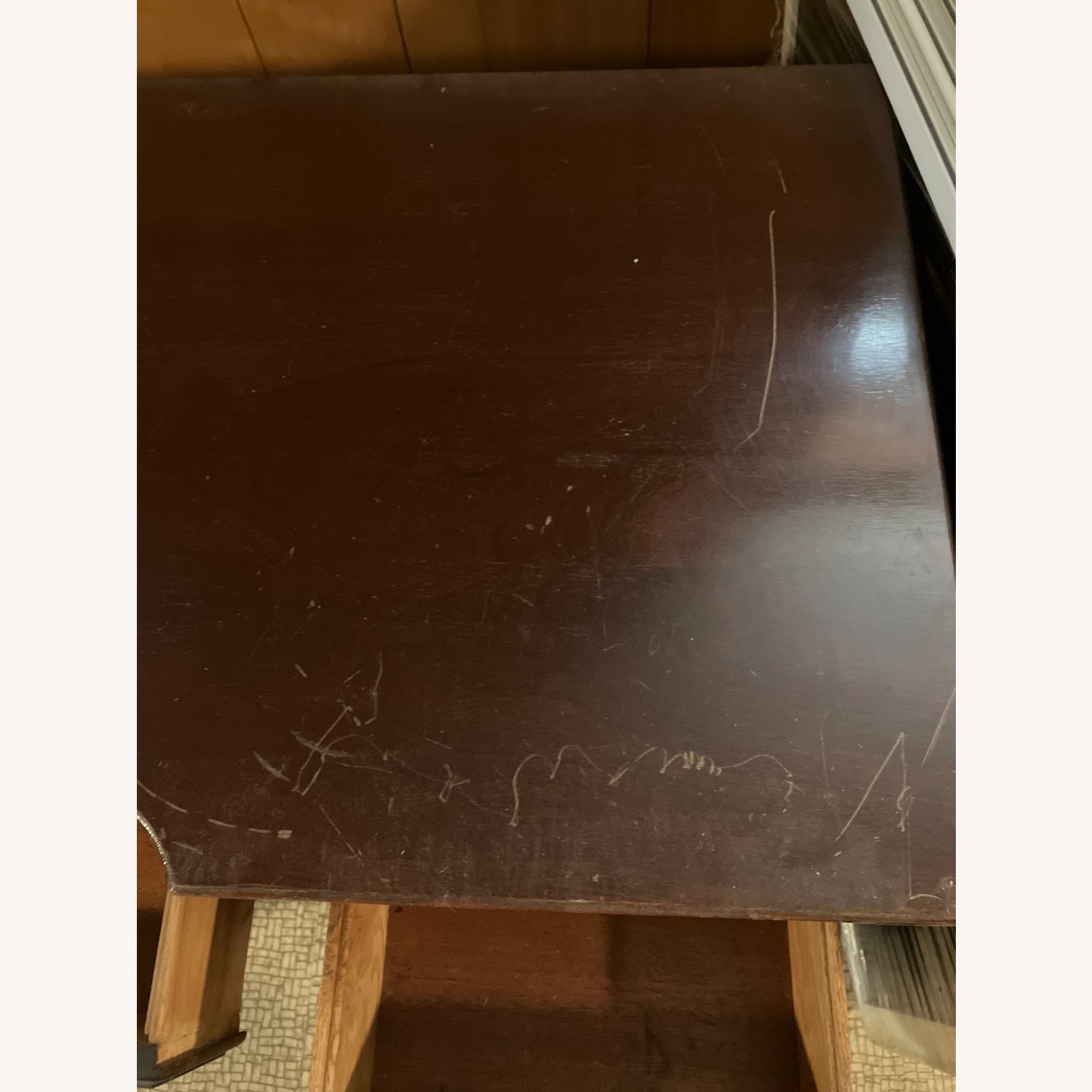 Vintage Desk with 7 Drawers - image-9