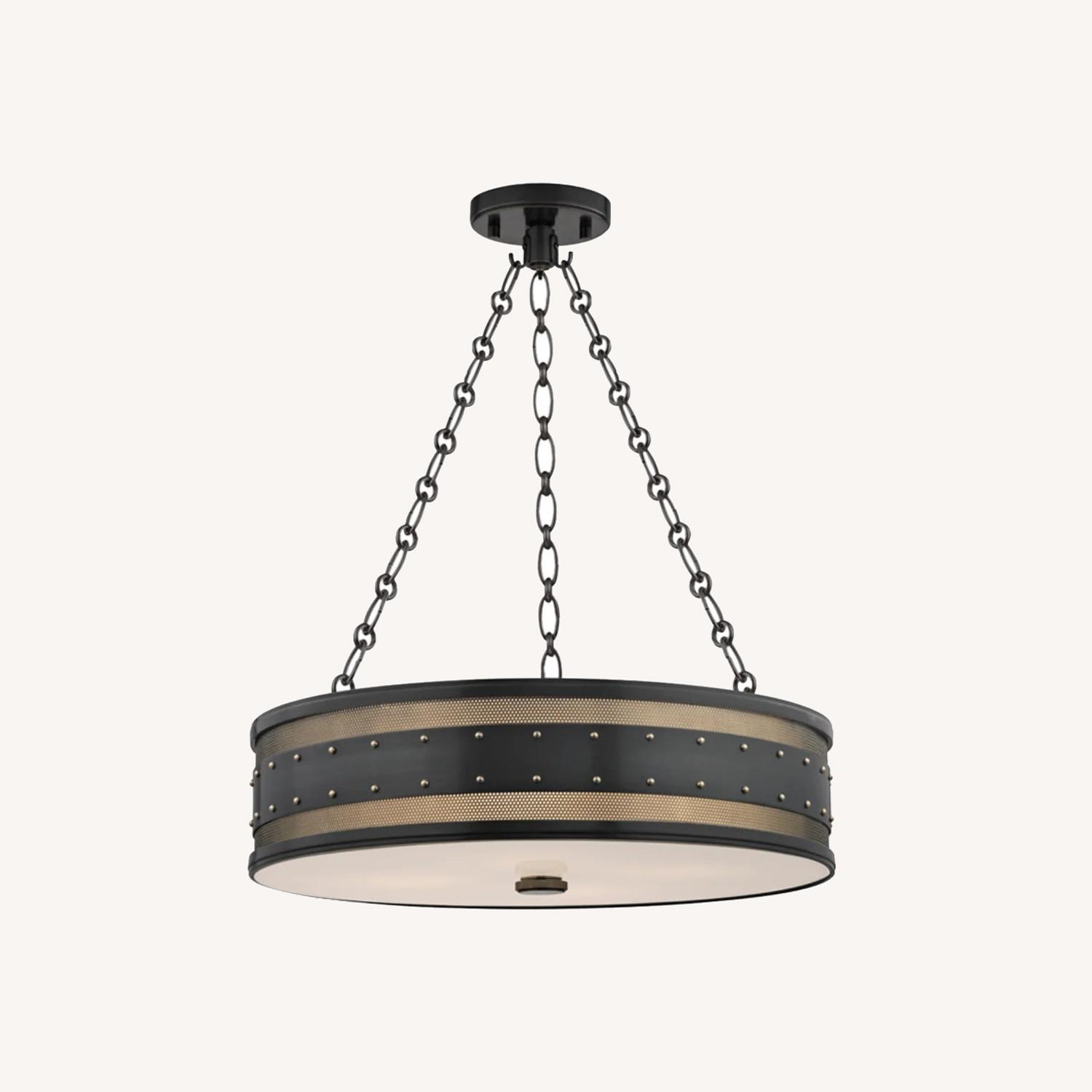 Gaines Blue Industrial Pendant Light - image-0