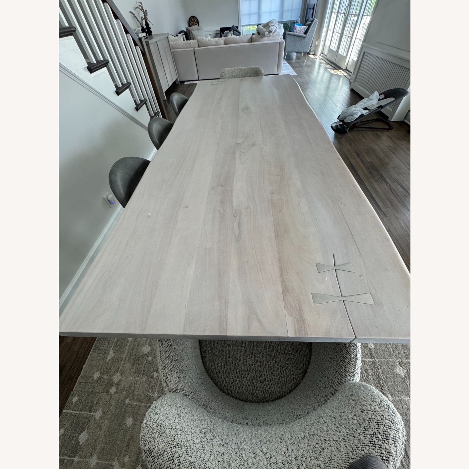 CB2 Landscape Live Wood Dining Table - image-3