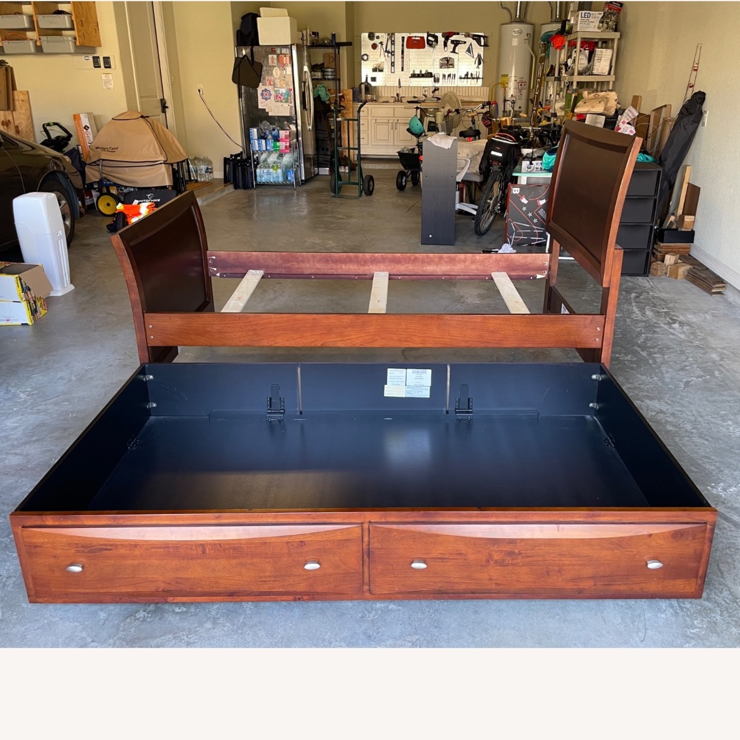 Twin Sleigh Bed With Trundle - image-3