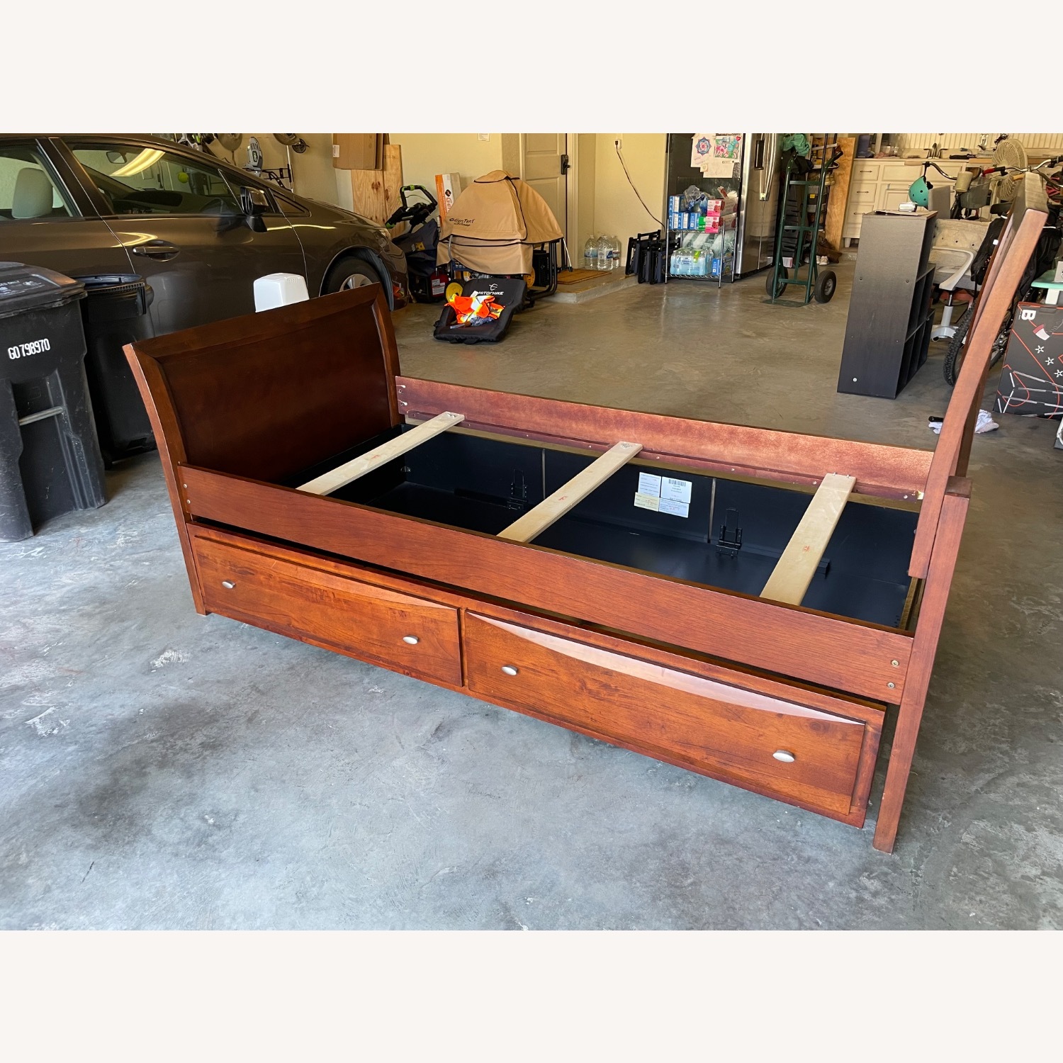 Twin Sleigh Bed With Trundle - image-8