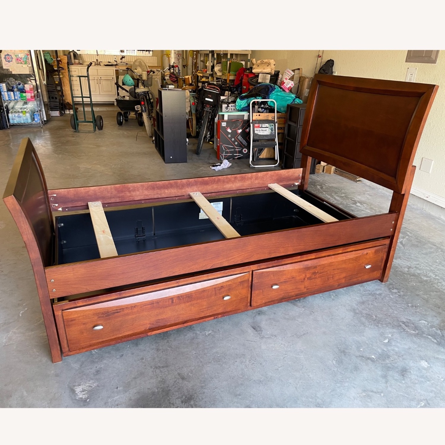 Twin Sleigh Bed With Trundle - image-2