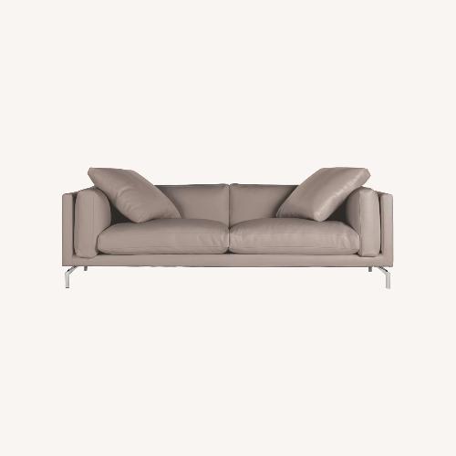 Used Design Within Reach Como Leather Sofa for sale on AptDeco