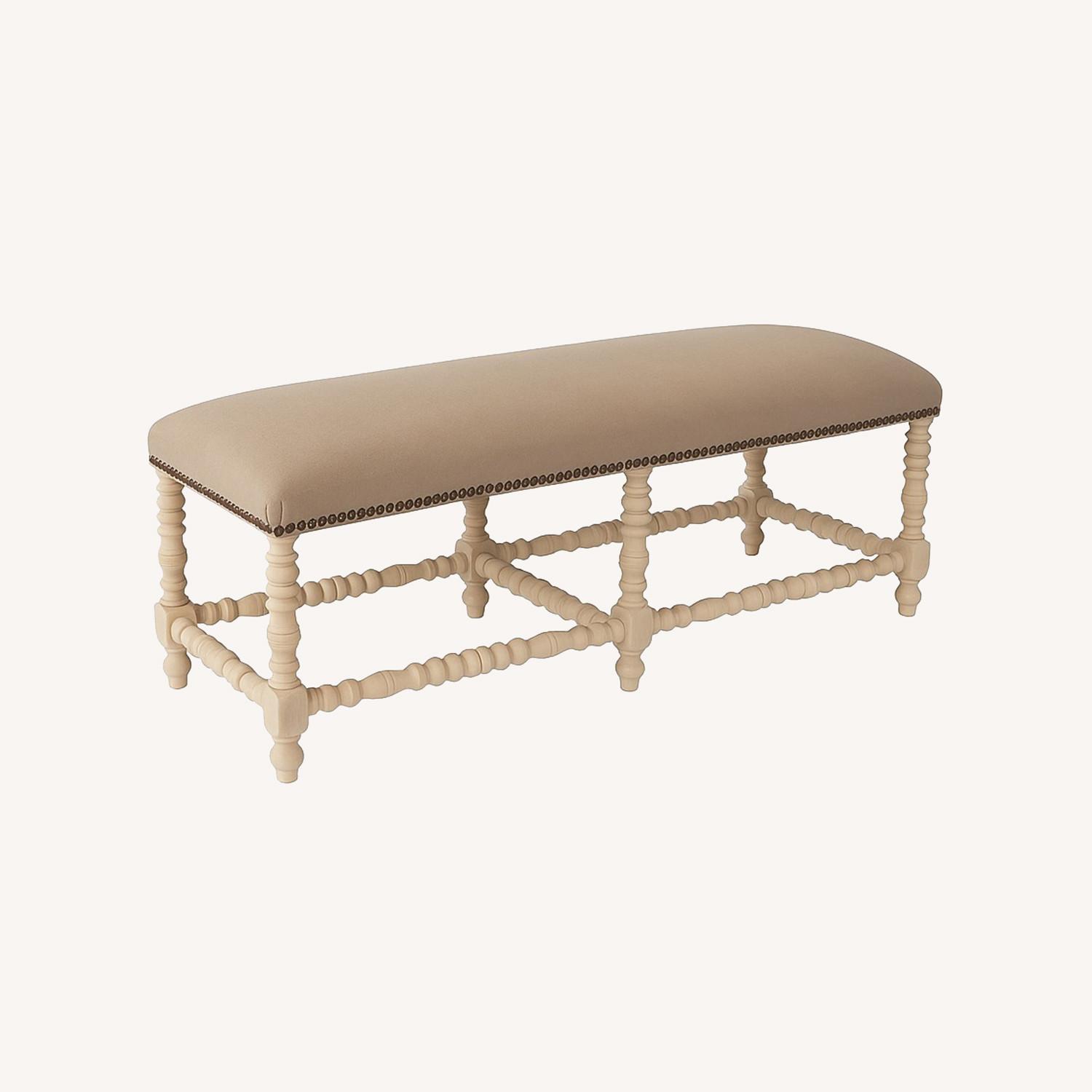 Wisteria Barley Twist Wooden Bench  - image-0