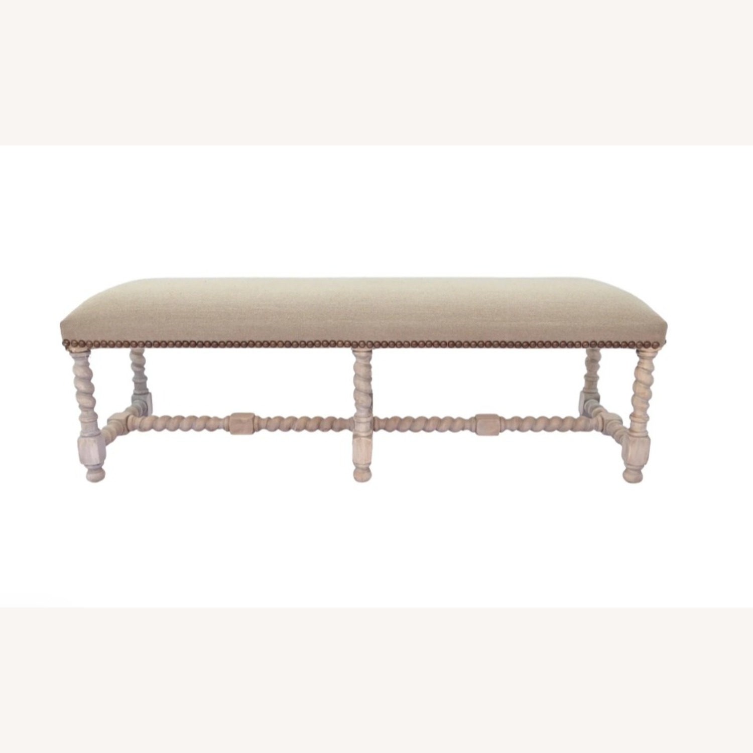 Wisteria Barley Twist Wooden Bench  - image-4