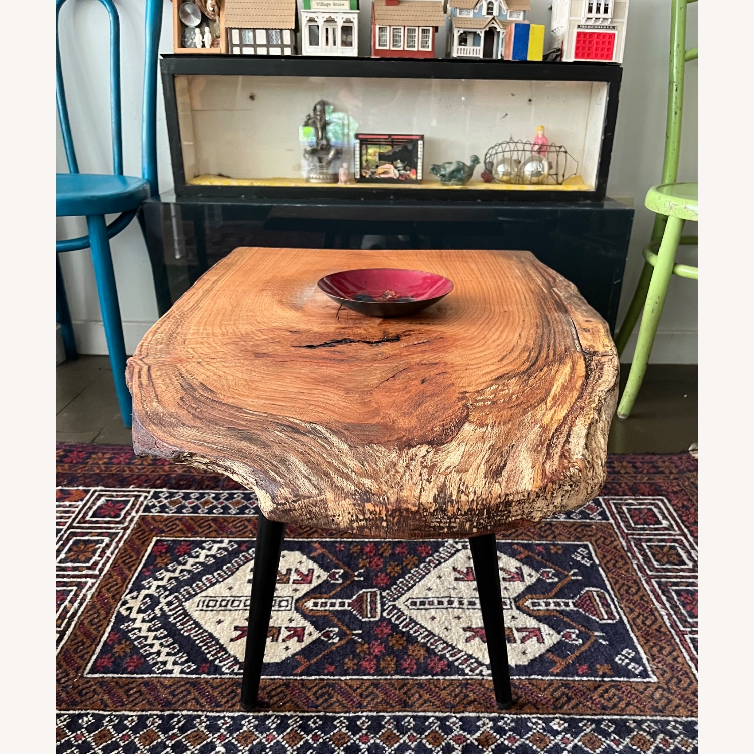 Mid Century Style Live Edge Coffee Table - image-11