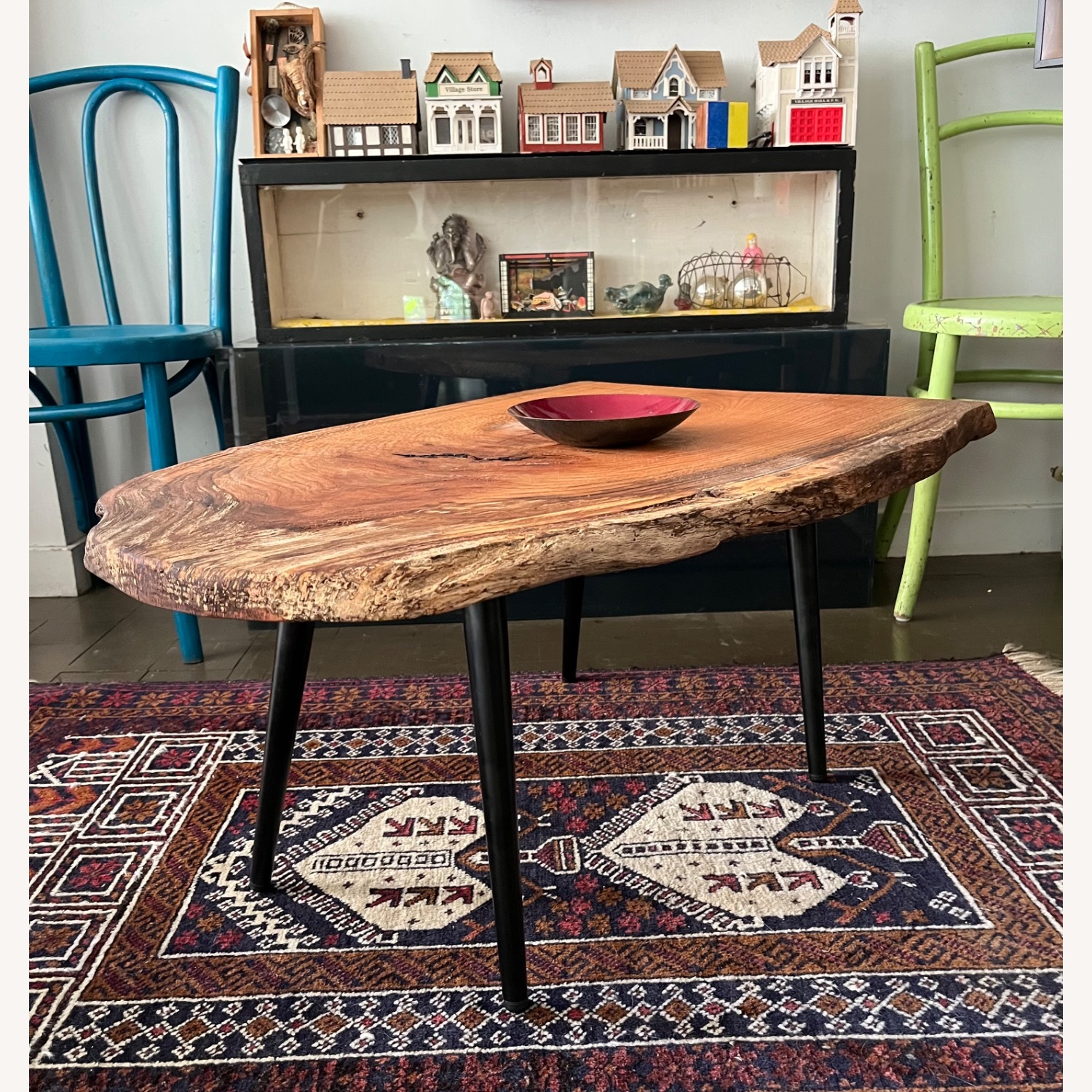 Mid Century Style Live Edge Coffee Table - image-2