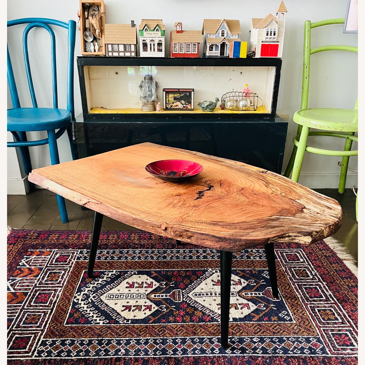 Mid Century Style Live Edge Coffee Table - image-10
