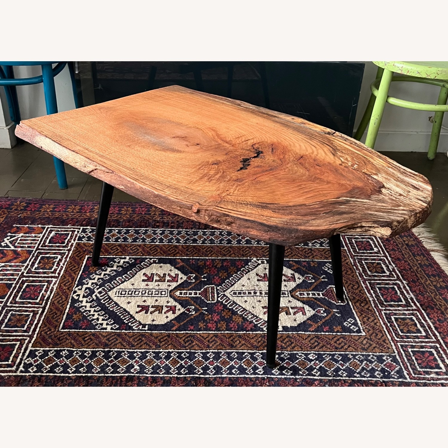 Mid Century Style Live Edge Coffee Table - image-3