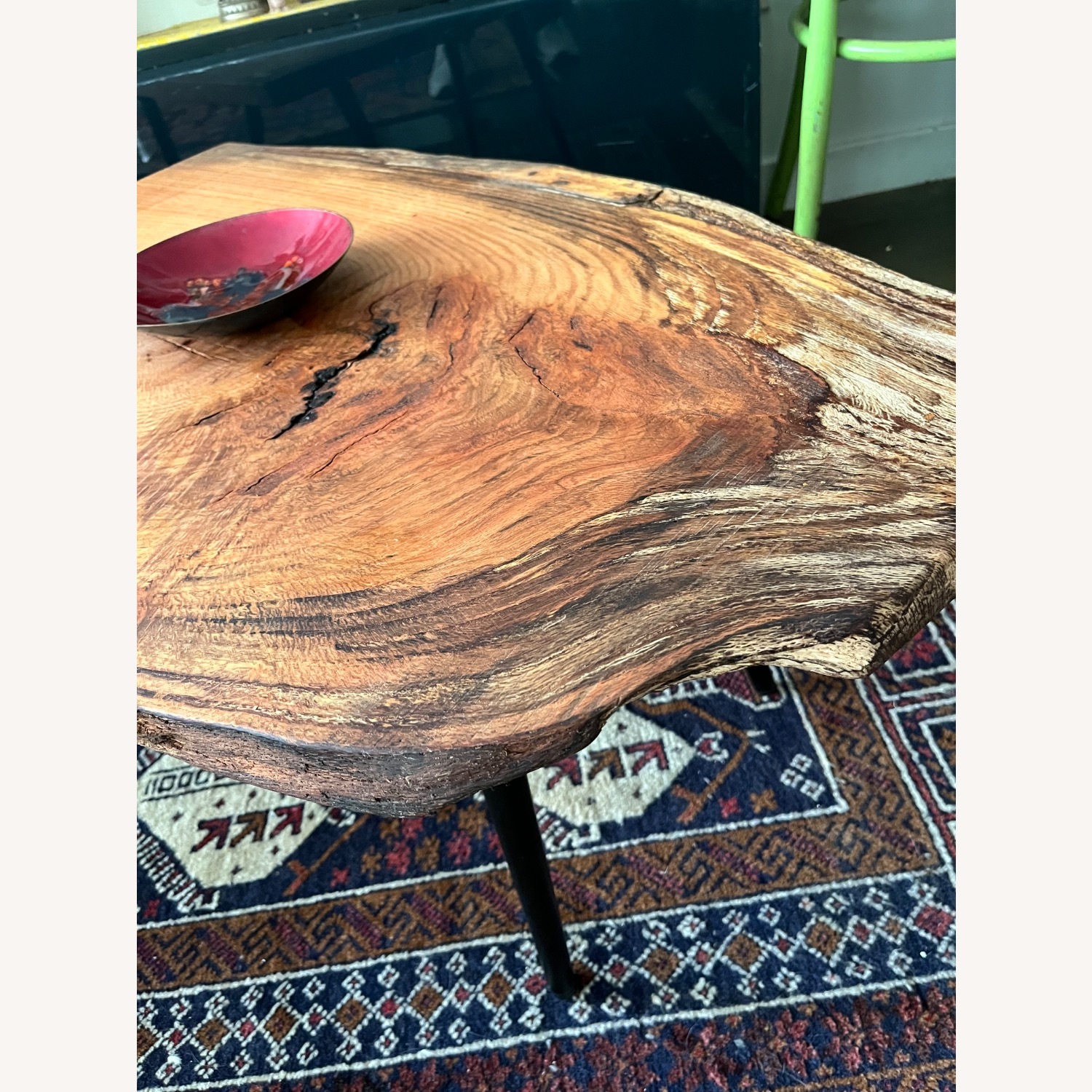 Mid Century Style Live Edge Coffee Table - image-4