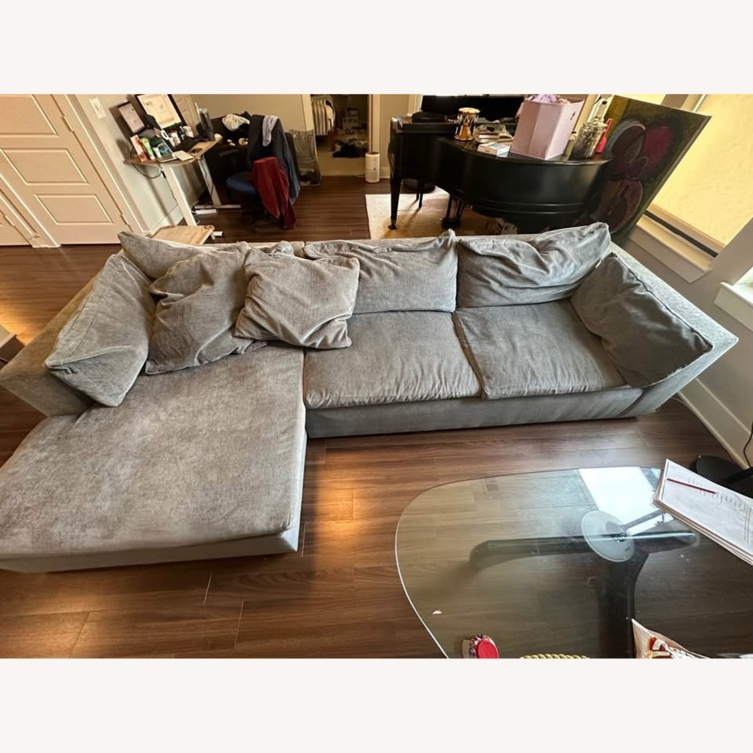 West Elm Harmony Sectional - Graphite - image-2