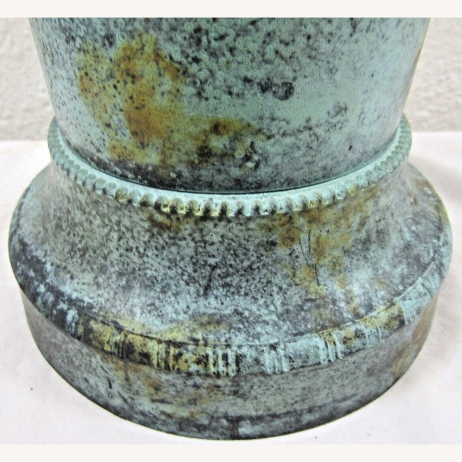 Vintage Bronze Acorn on Pedestal 31" Table Lamp - image-5