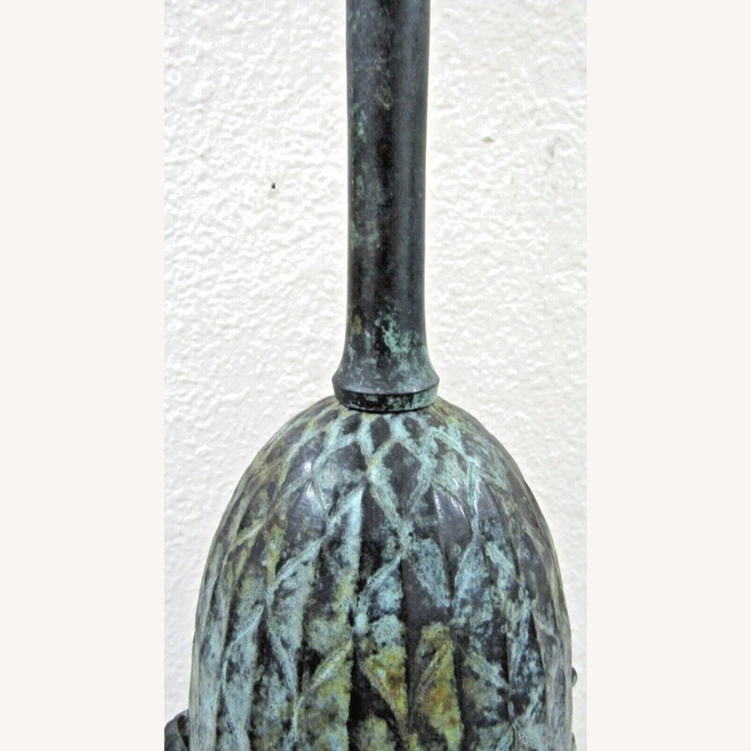 Vintage Bronze Acorn on Pedestal 31" Table Lamp - image-8