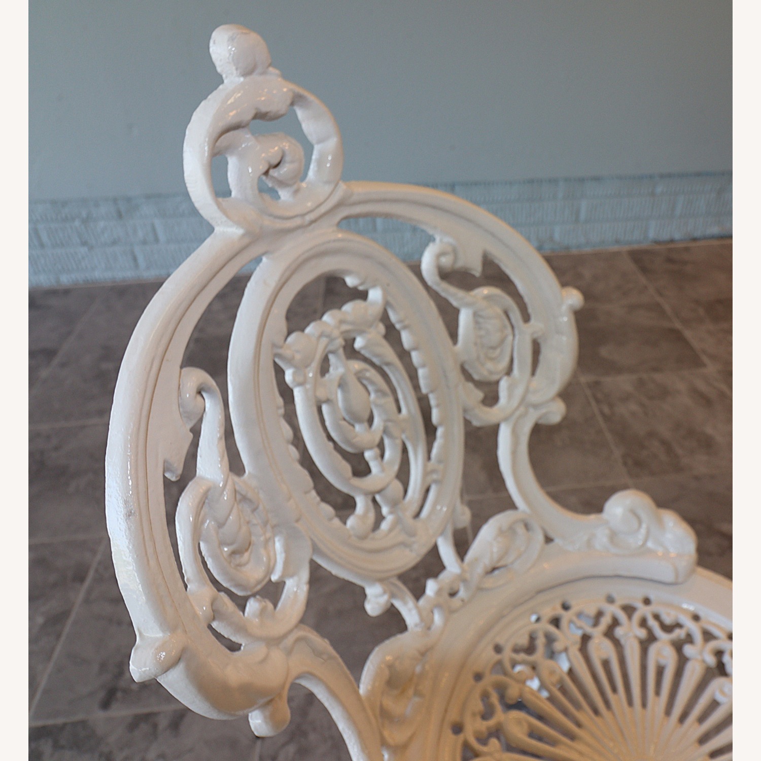 American Cast Iron Garden Suite Early 20th Century - image-6