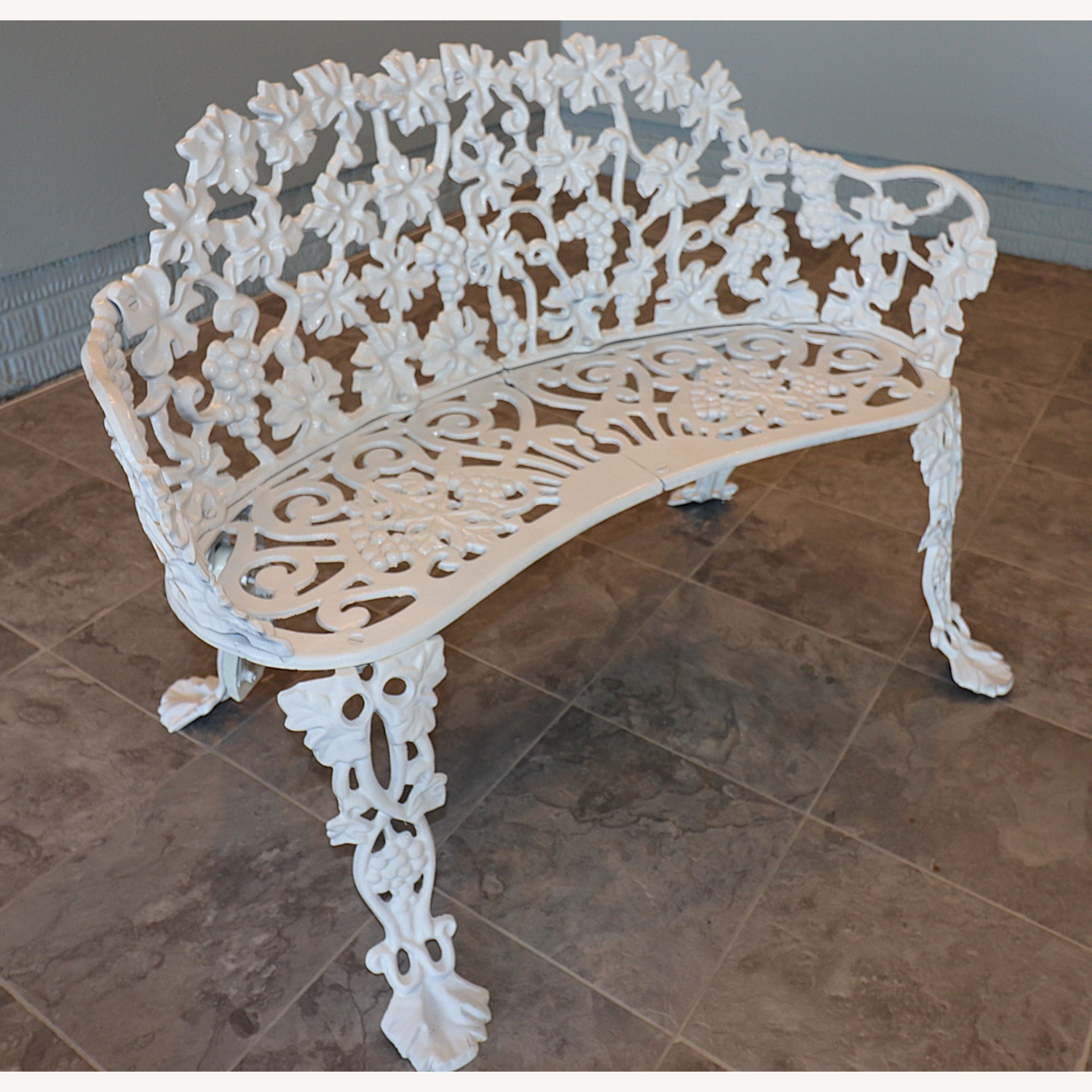 American Cast Iron Garden Suite Early 20th Century - image-12