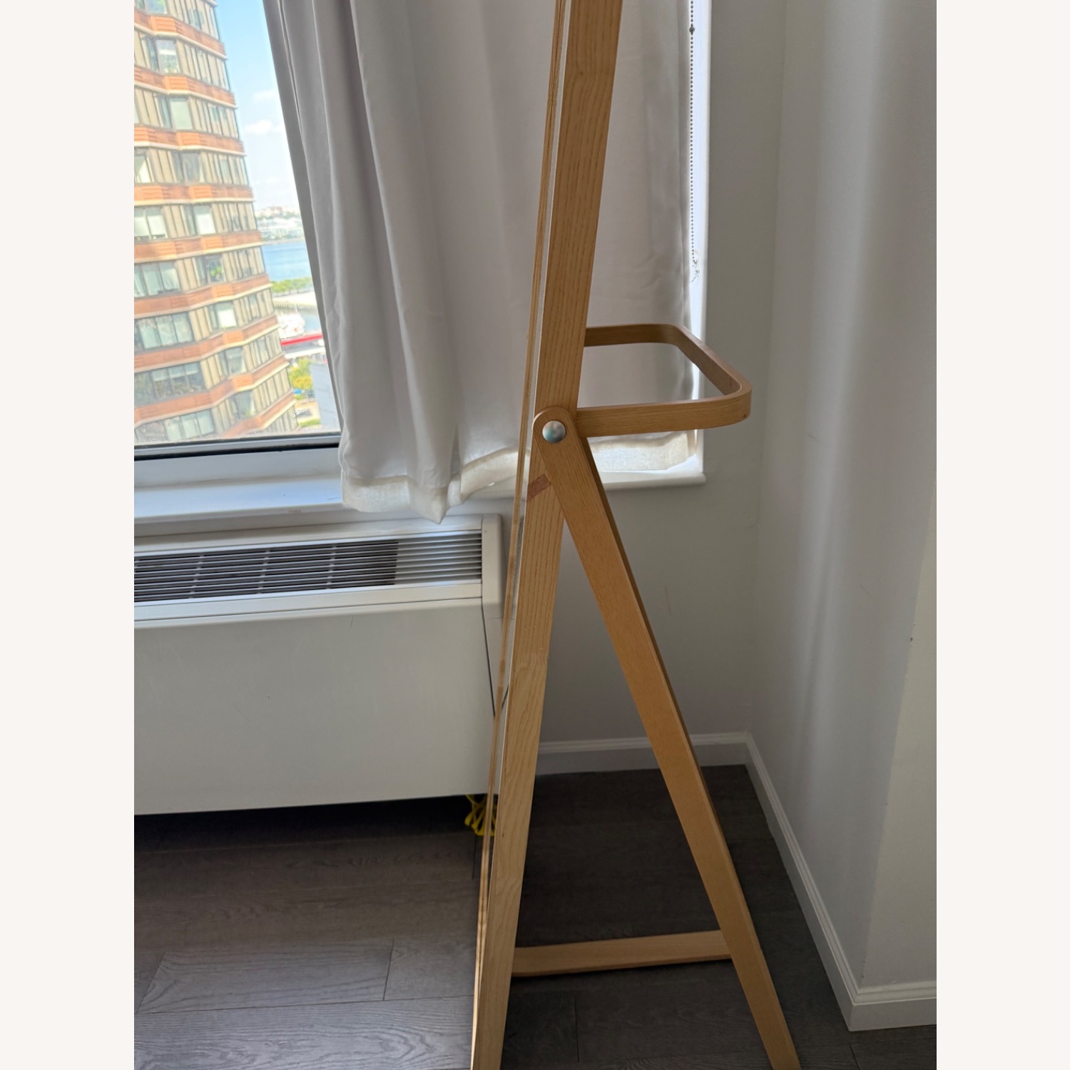 IKEA IKORNNES Wood Floor Mirror - image-2