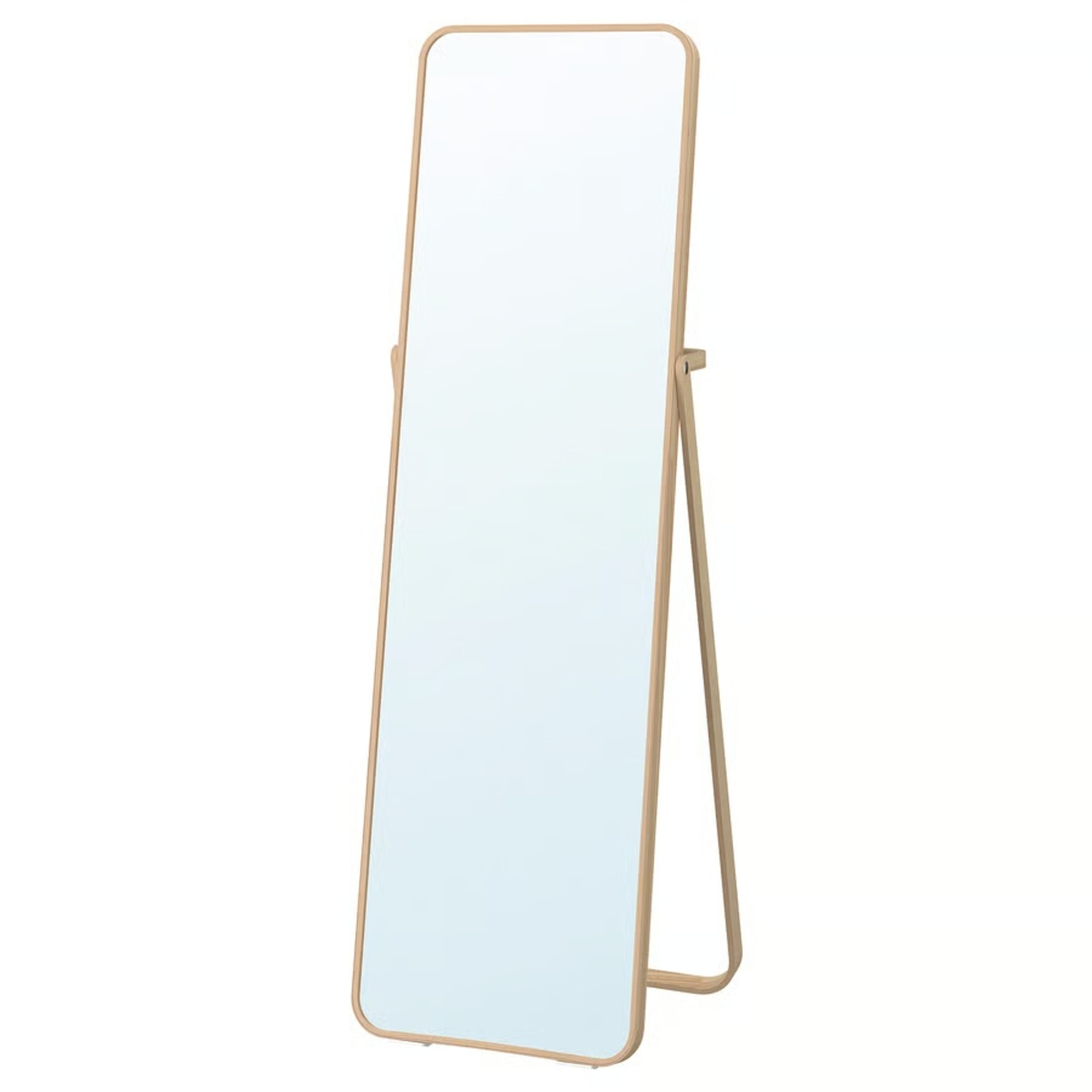 IKEA IKORNNES Wood Floor Mirror - image-5