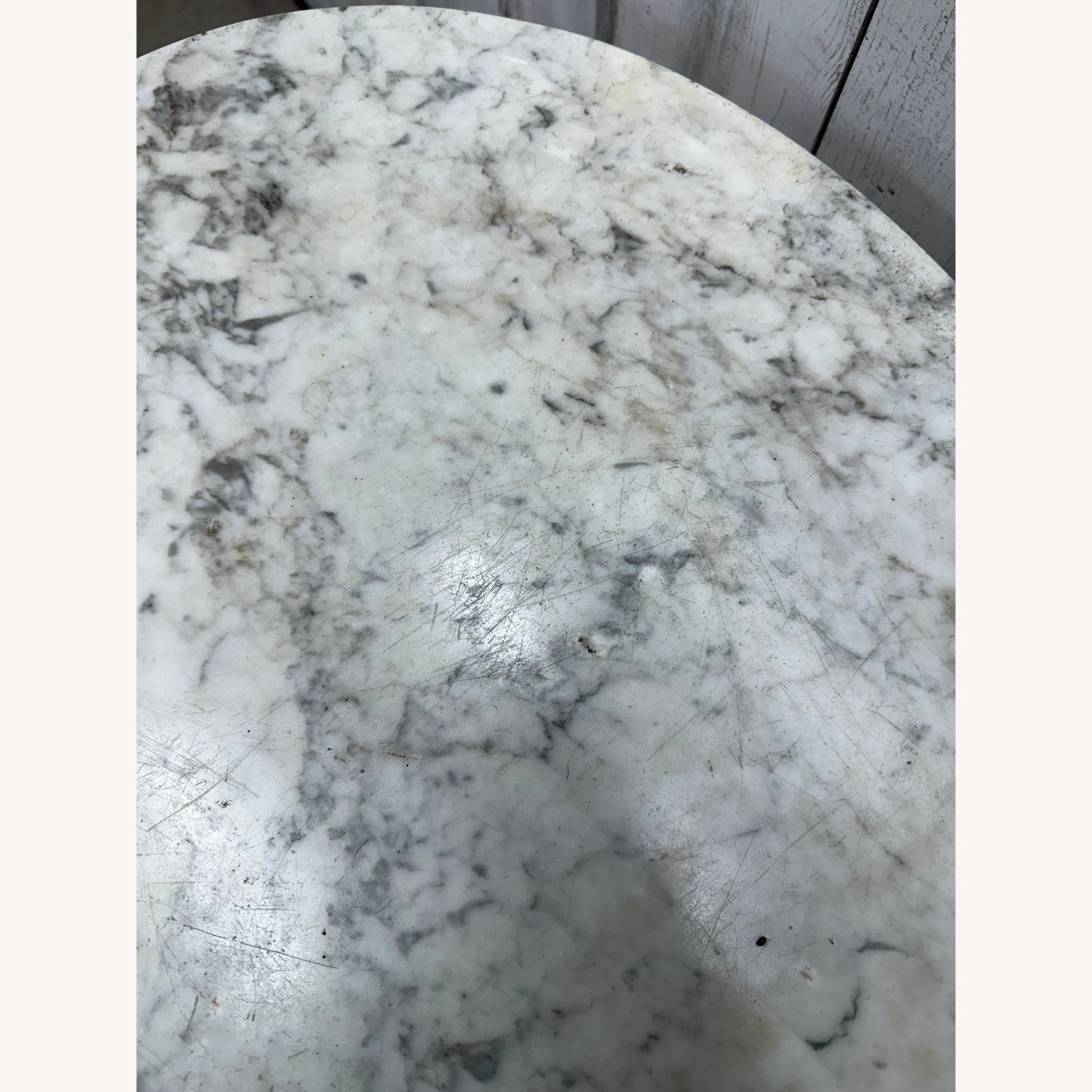 Antique Victorian Marble Top End Table - image-2