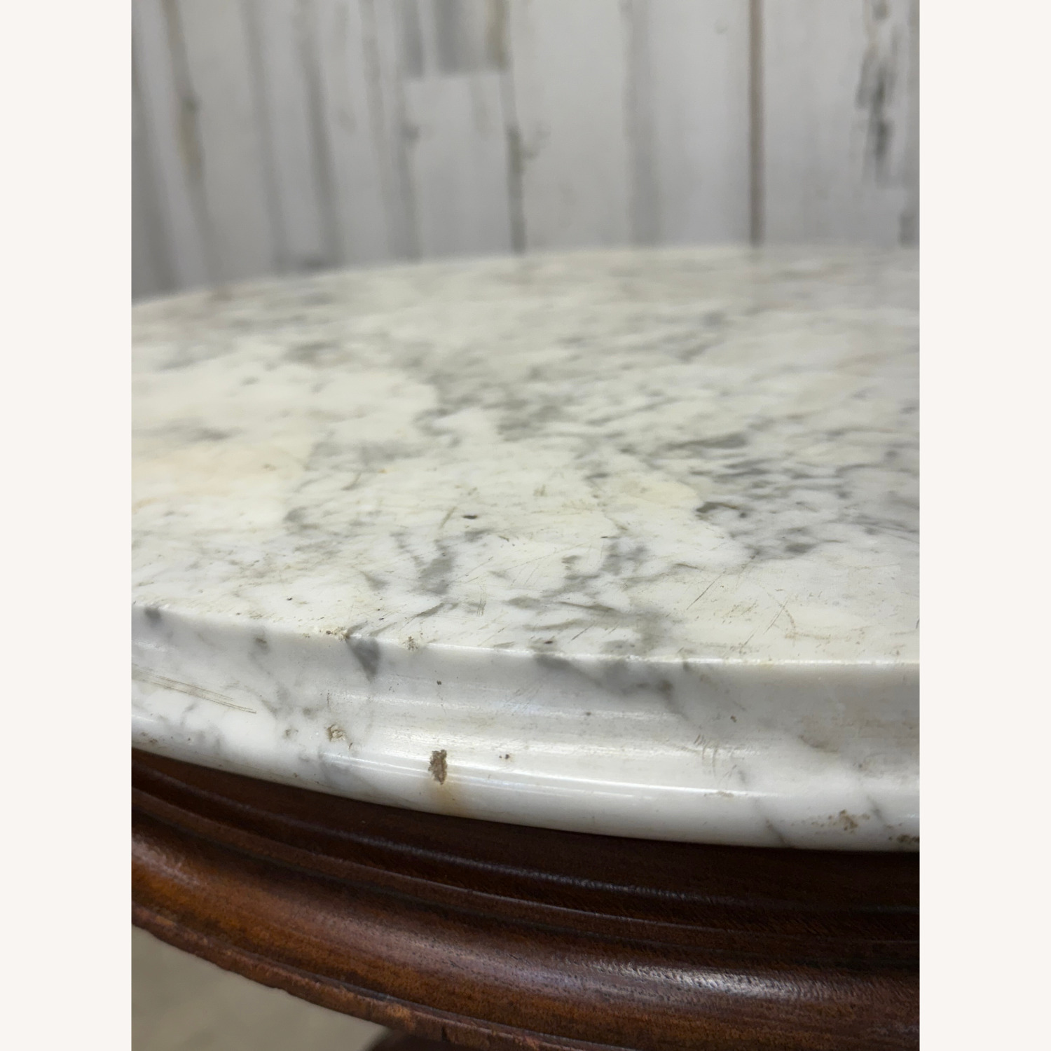 Antique Victorian Marble Top End Table - image-3