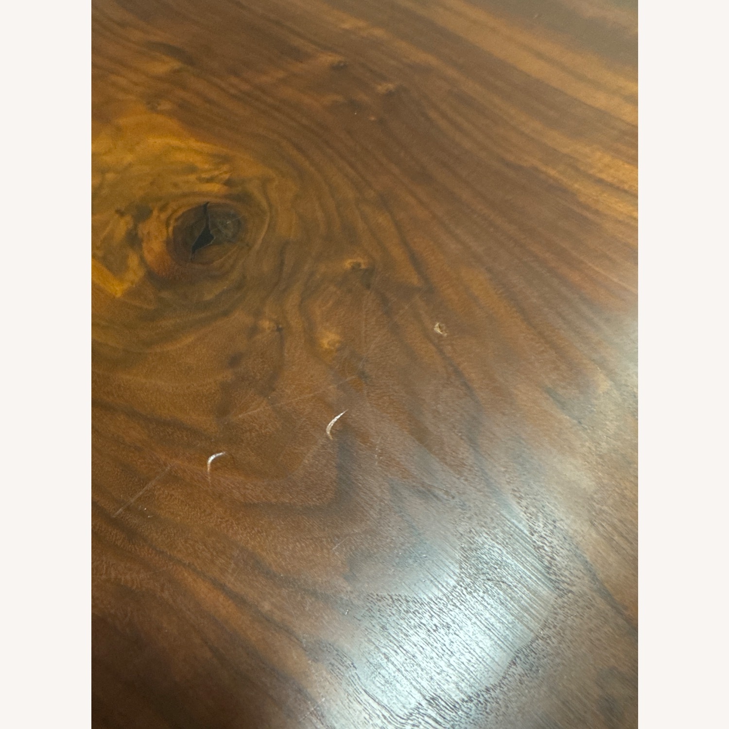 Custom Walnut/Steel Live Edge Dining Table - image-4