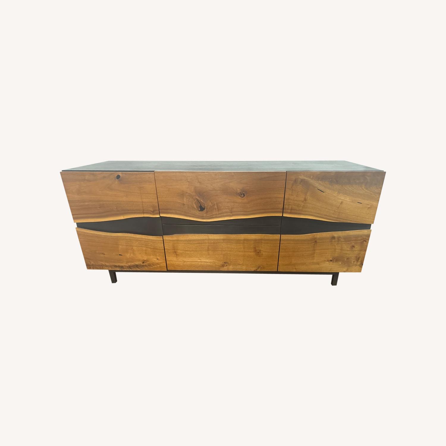 Walnut Media Center/Console - image-0