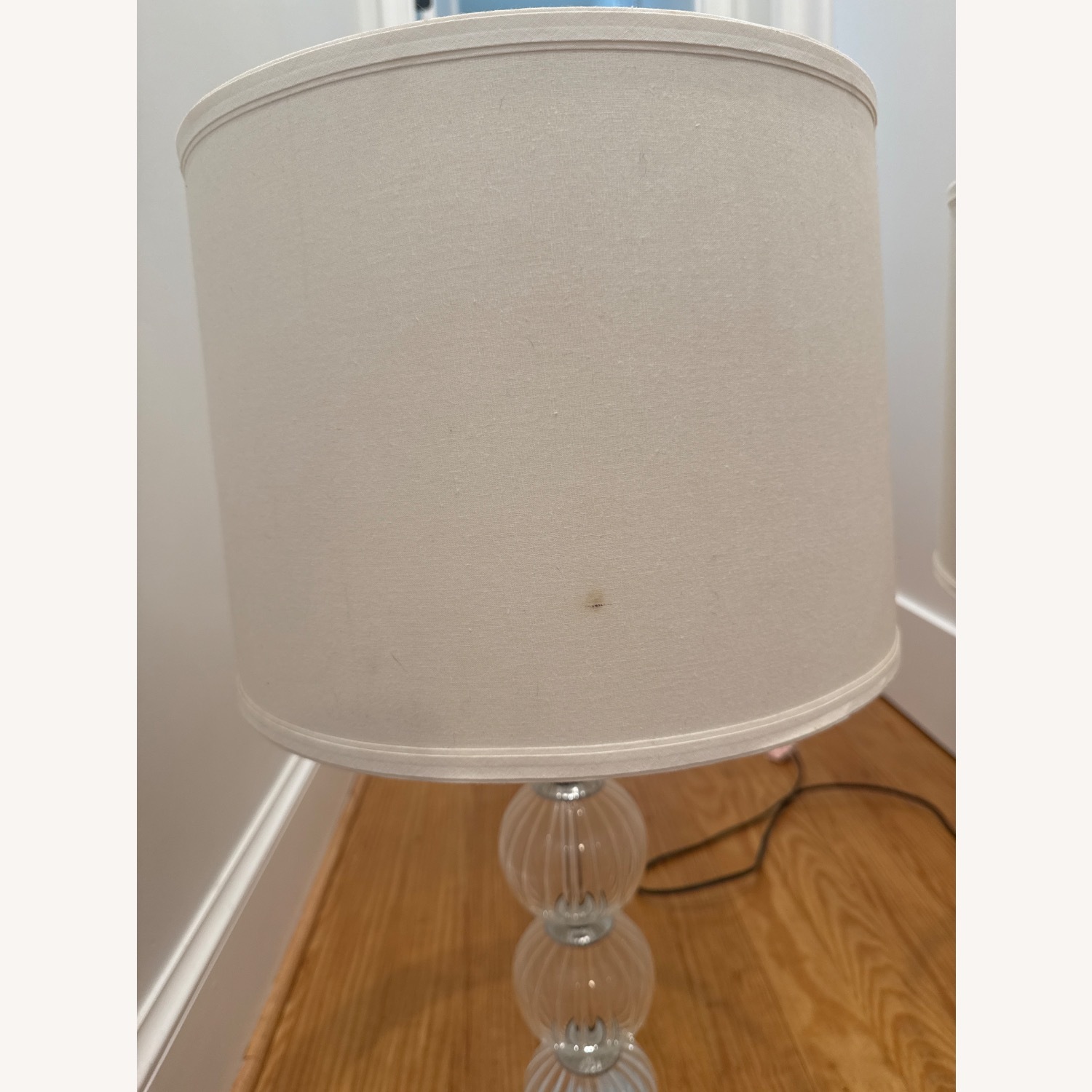 Set of Safavieh Crystal Glass Globe Table Lamps - image-3