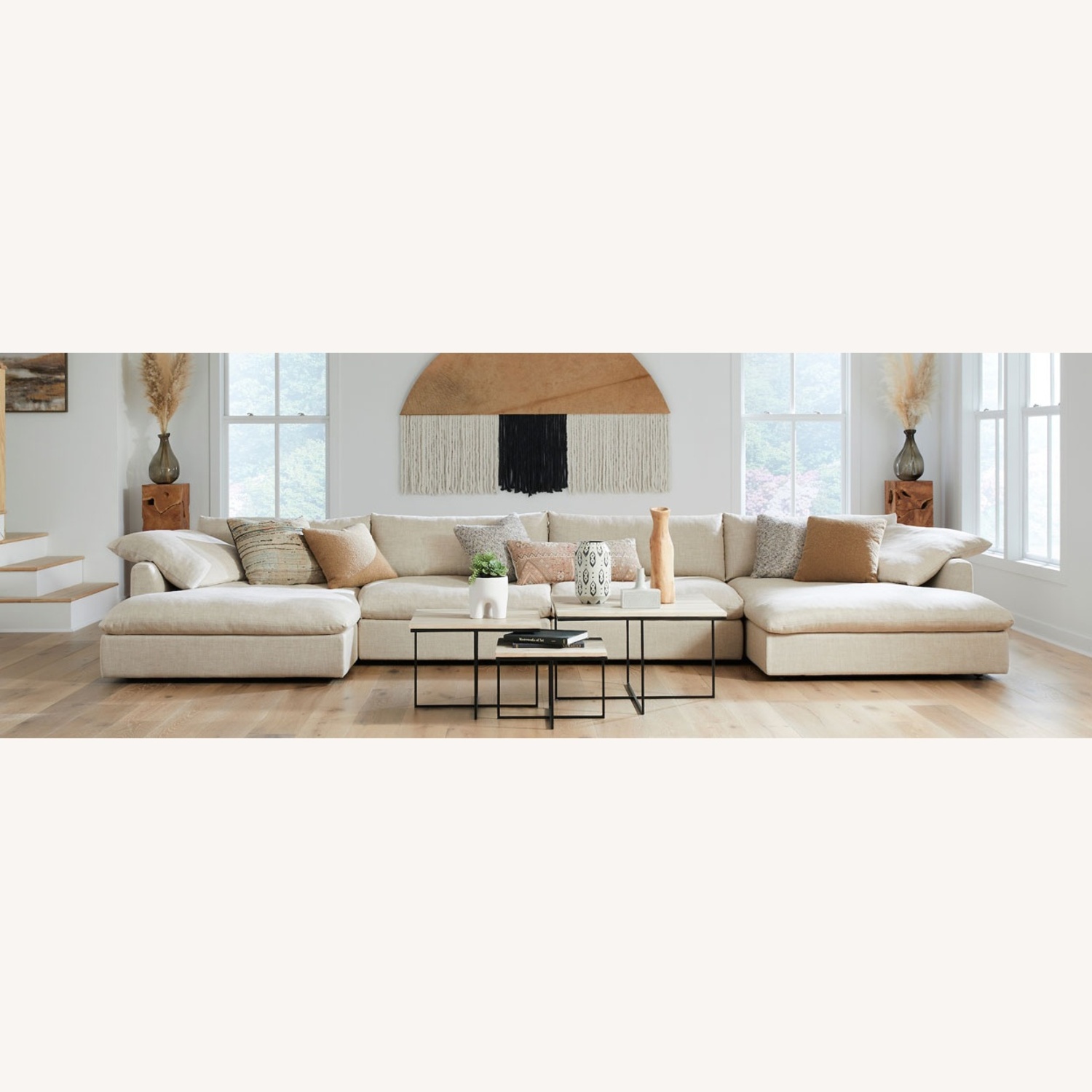 American Leather Sofa Sectional 6 Pieces  - image-9