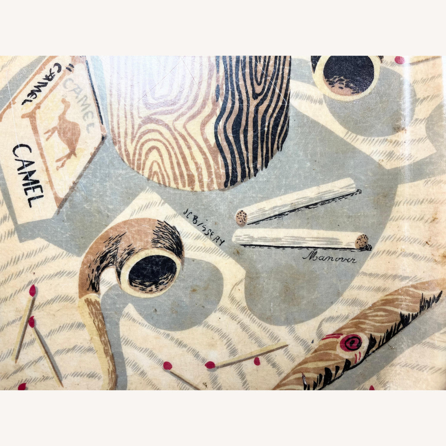 Vintage Manover Fiberglass Camel Tray - image-2