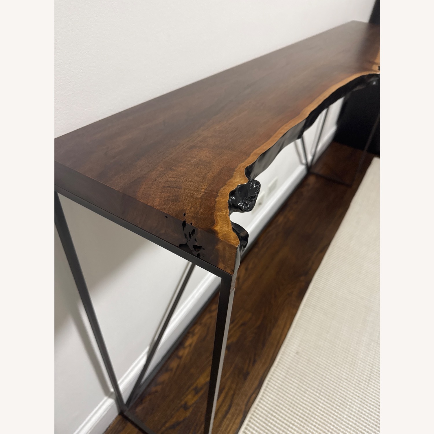 Walnut Live Edge Console Table - image-3