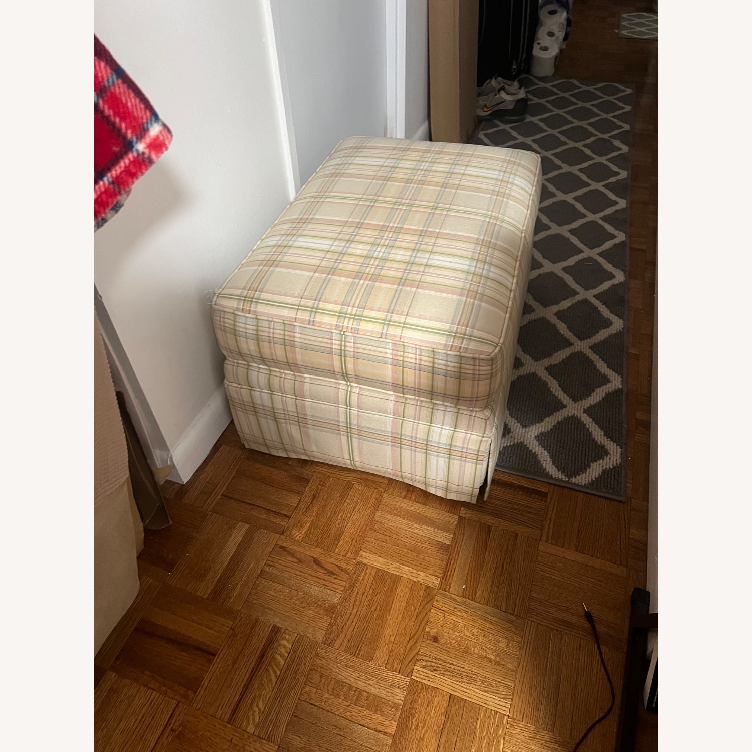 Ethan Allen Devonshire Swivel Glider with ottoman  - image-3