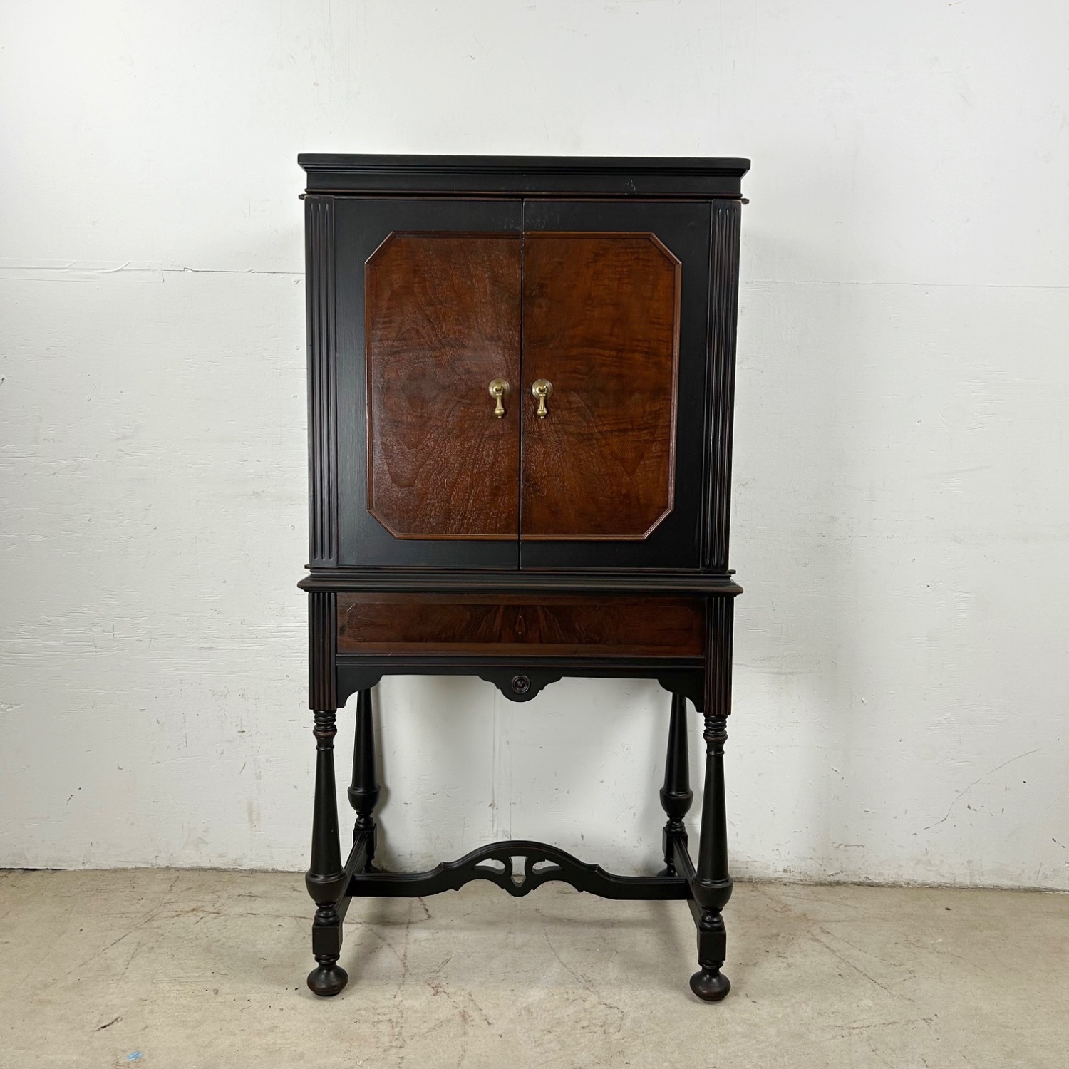 Traditional Modern Bar With Dropfront Cabinet - image-0