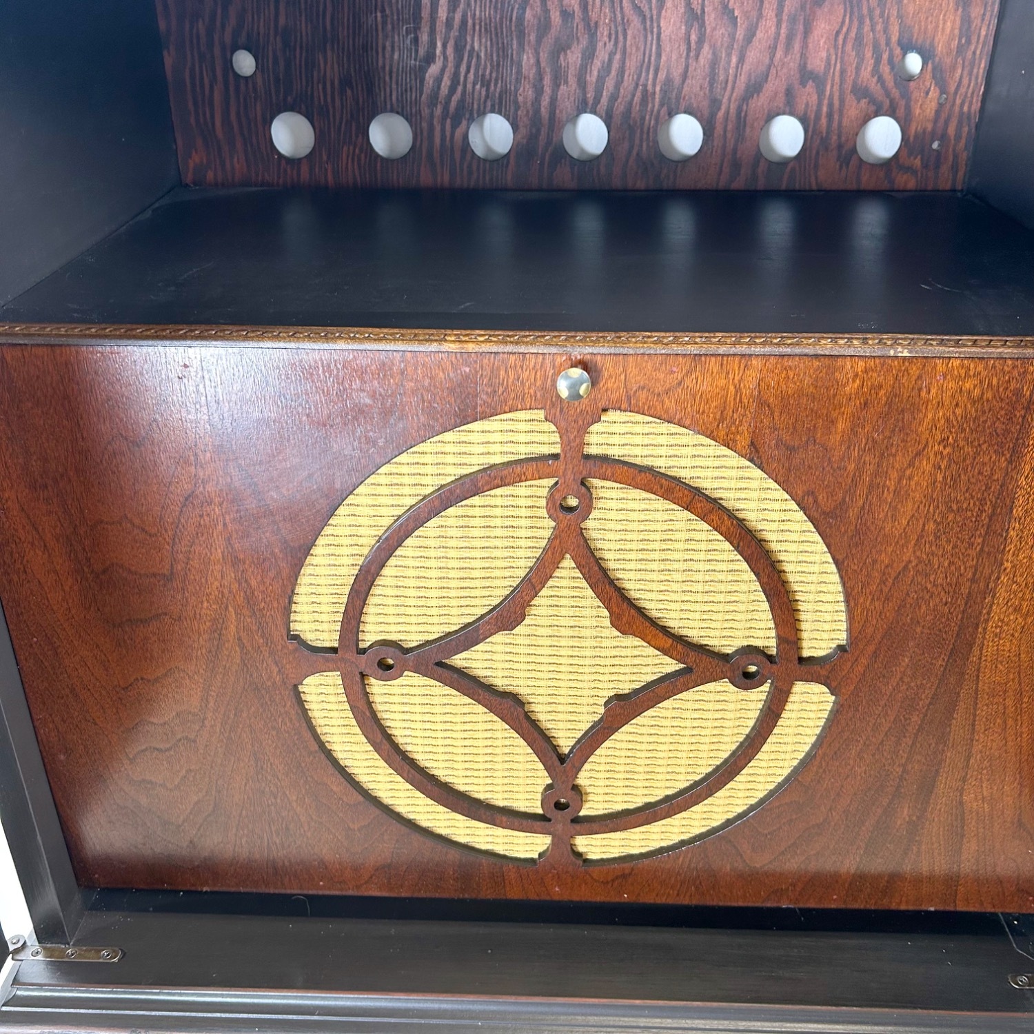 Traditional Modern Bar With Dropfront Cabinet - image-10