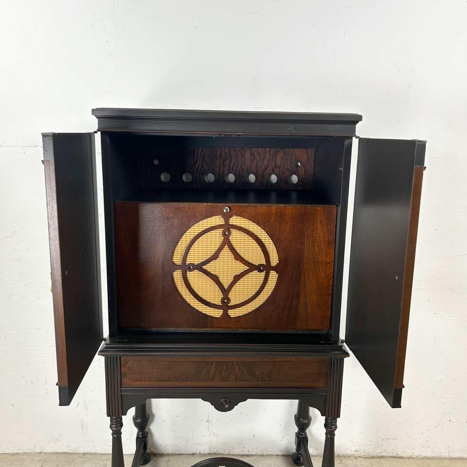 Traditional Modern Bar With Dropfront Cabinet - image-4