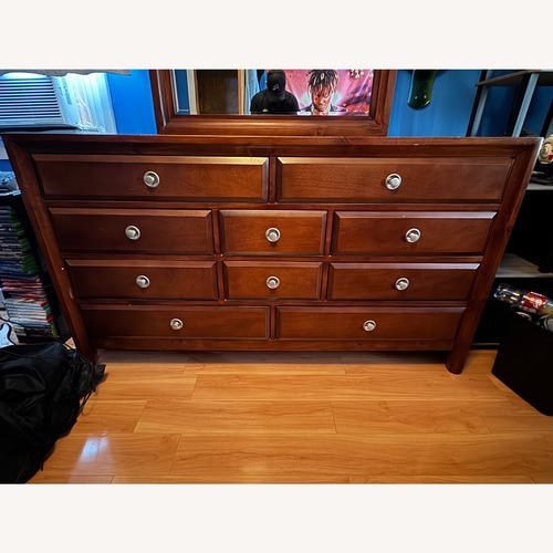 Used Wooden Mahogany Dresser for sale on AptDeco