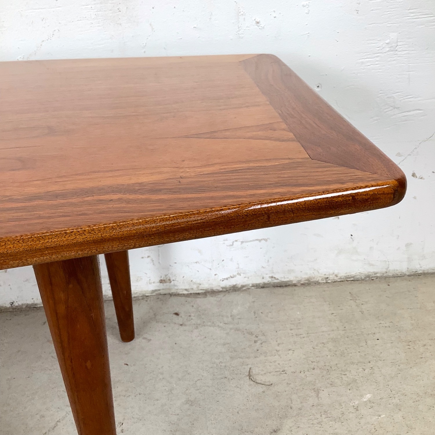 Scandinavian Modern Teak Surfboard Coffee Table - image-18