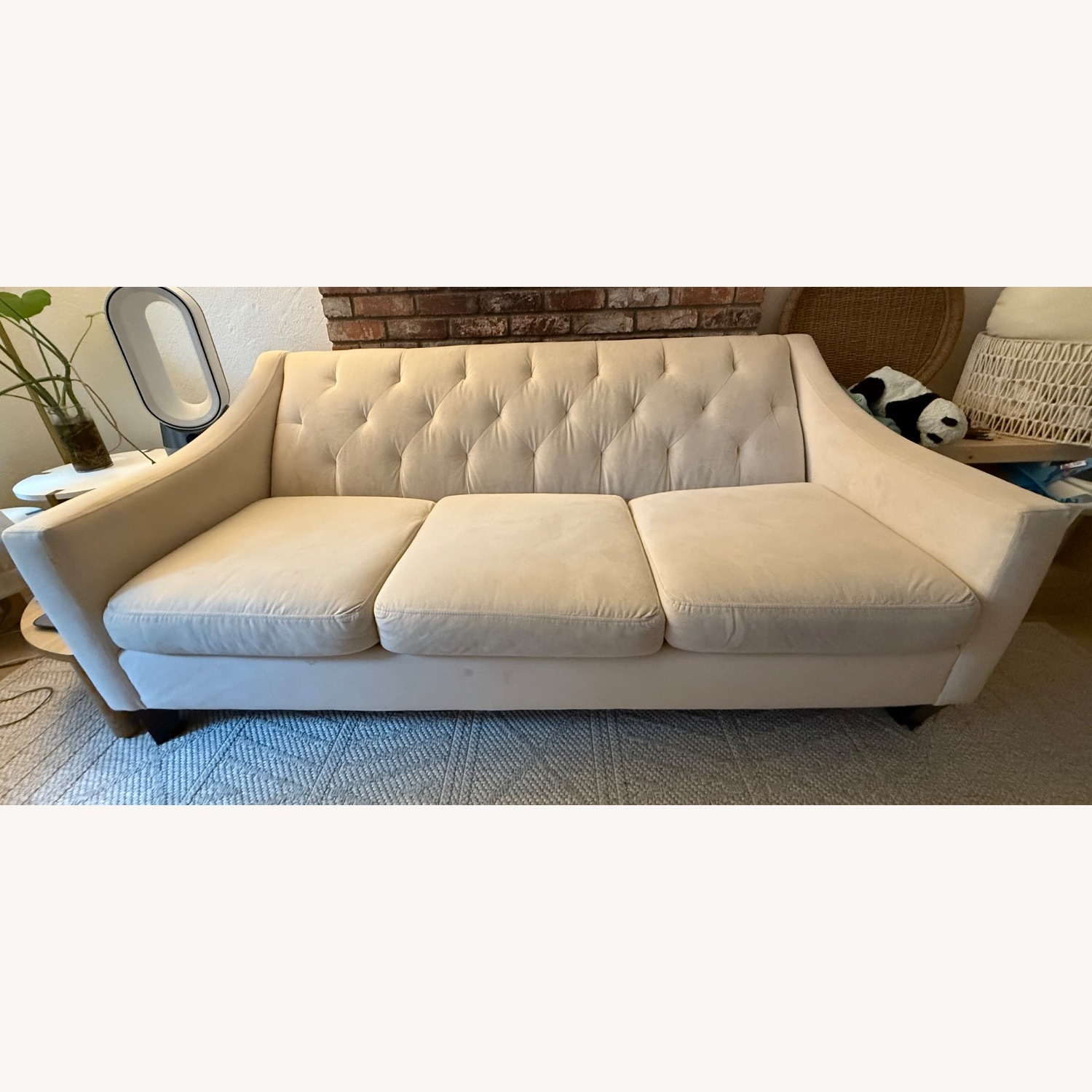 Macy’s Chloe 3 Seater Sofa - White - image-1