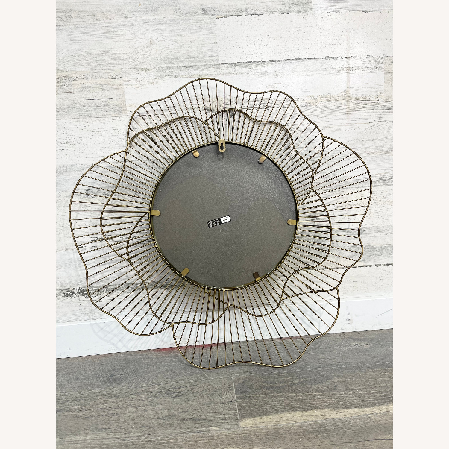 Gold Contemporary Rose Design Mirror - image-2