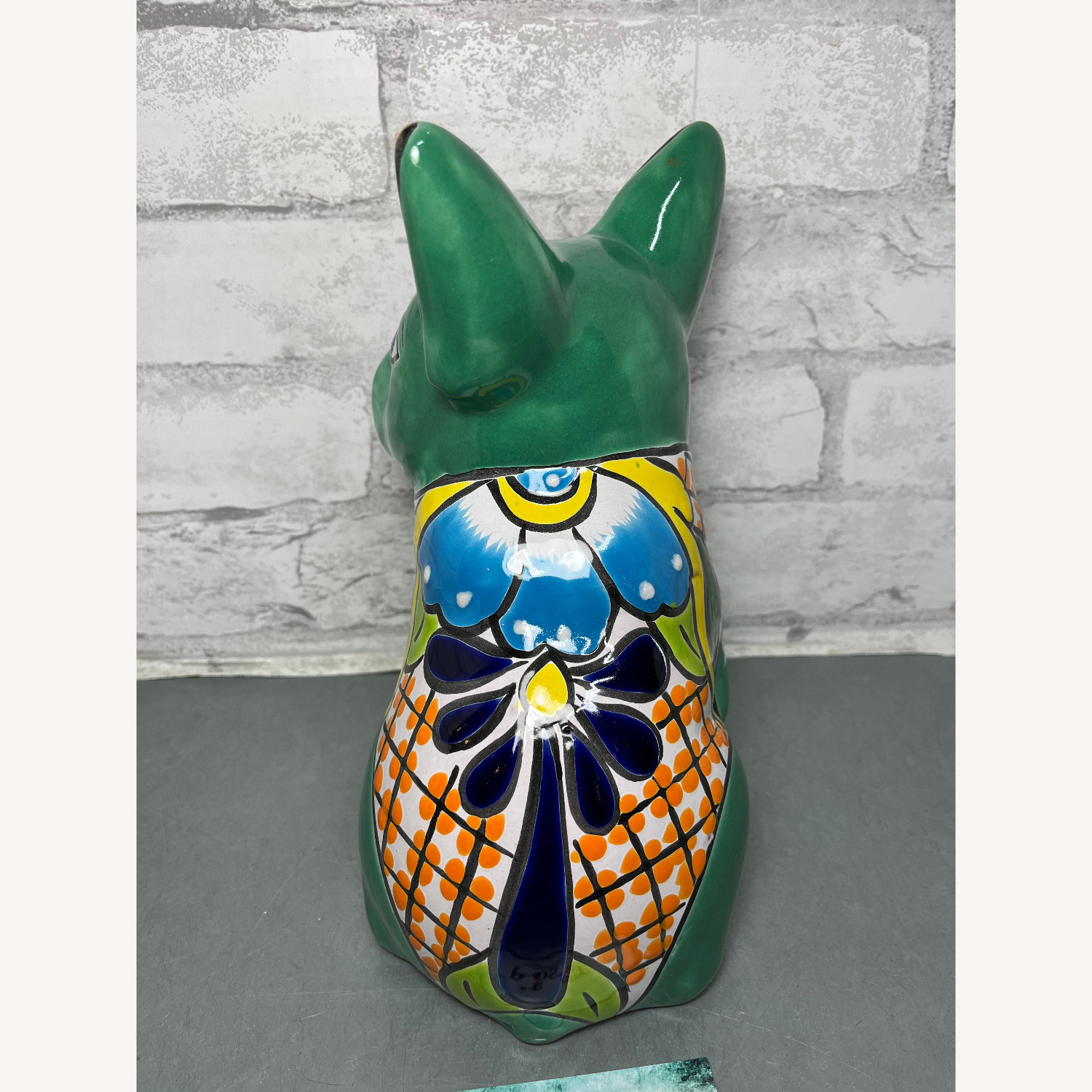 Talavera Mexican Pottery French Bull Dog - image-3