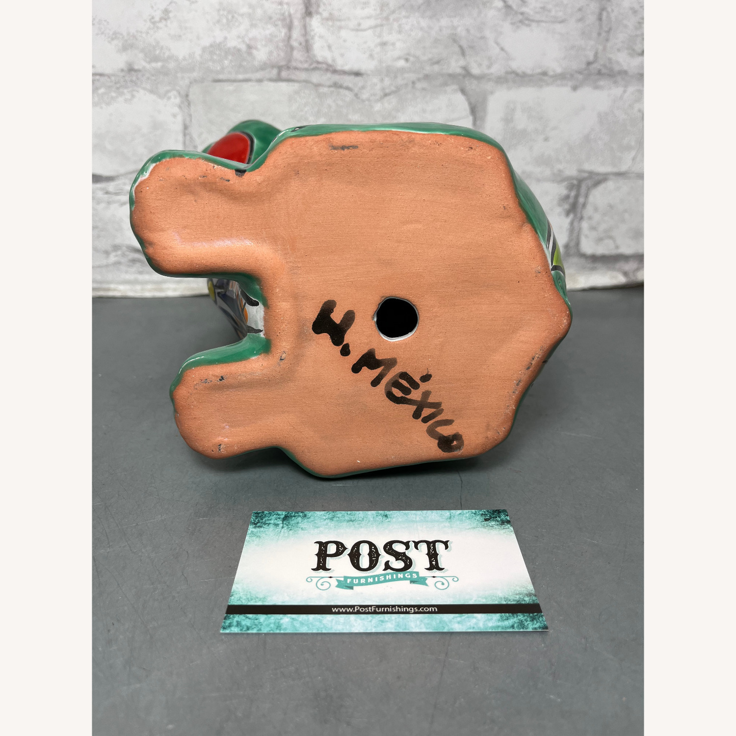 Talavera Mexican Pottery French Bull Dog - image-1