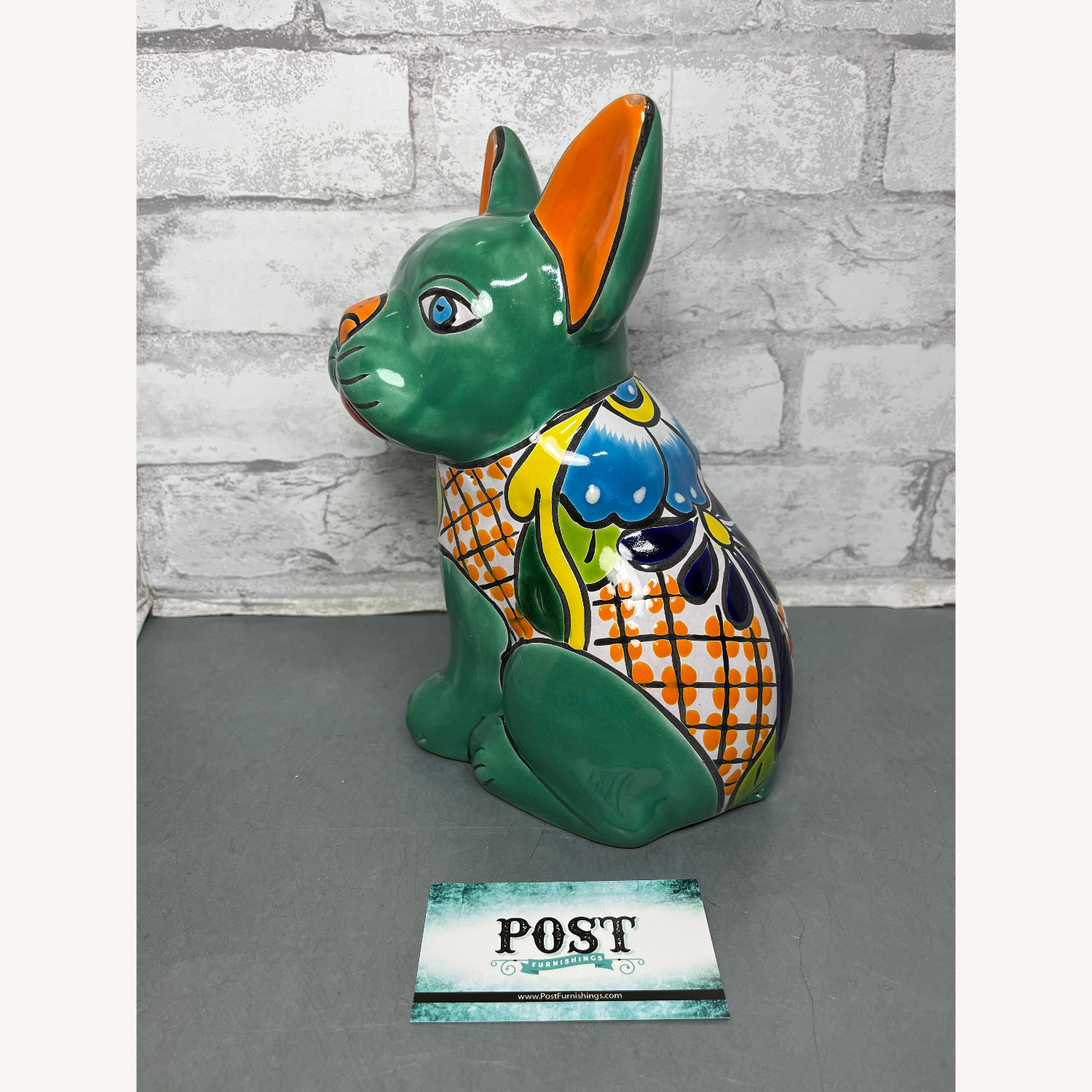 Talavera Mexican Pottery French Bull Dog - image-4