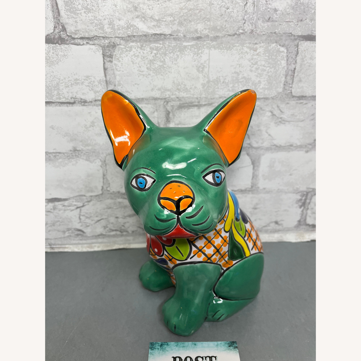 Talavera Mexican Pottery French Bull Dog - image-5