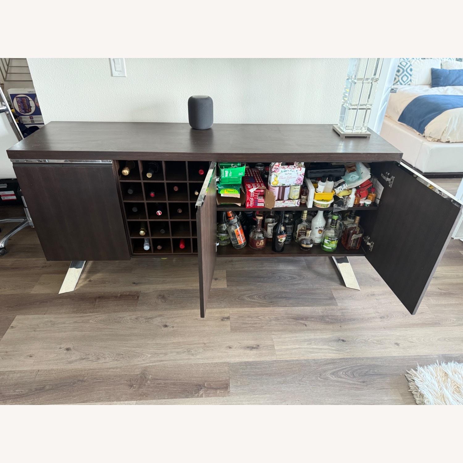 Zenneth Bar Table Credenza - image-3