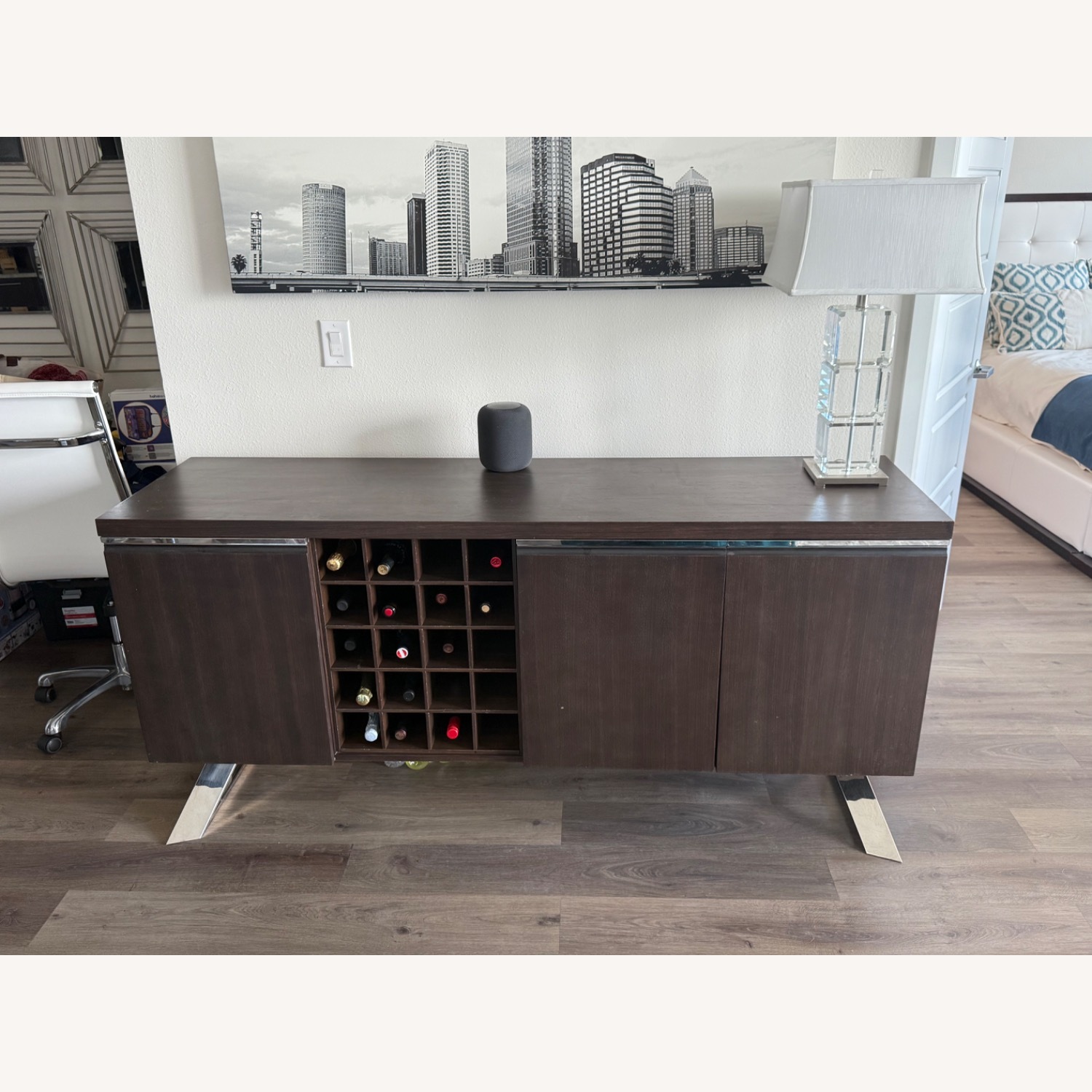 Zenneth Bar Table Credenza - image-0