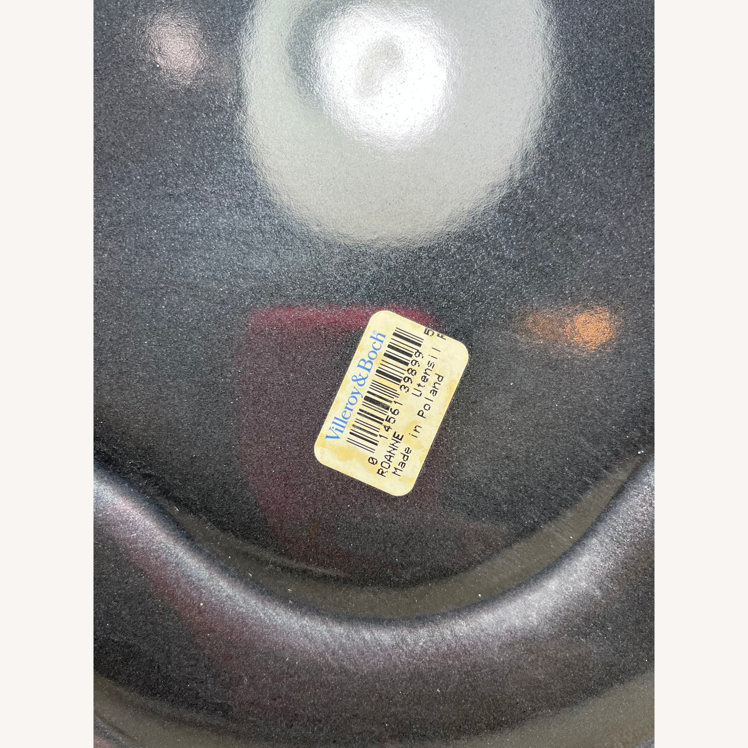 Vintage French Enamelware Ladle Holder Wall Rack - image-5