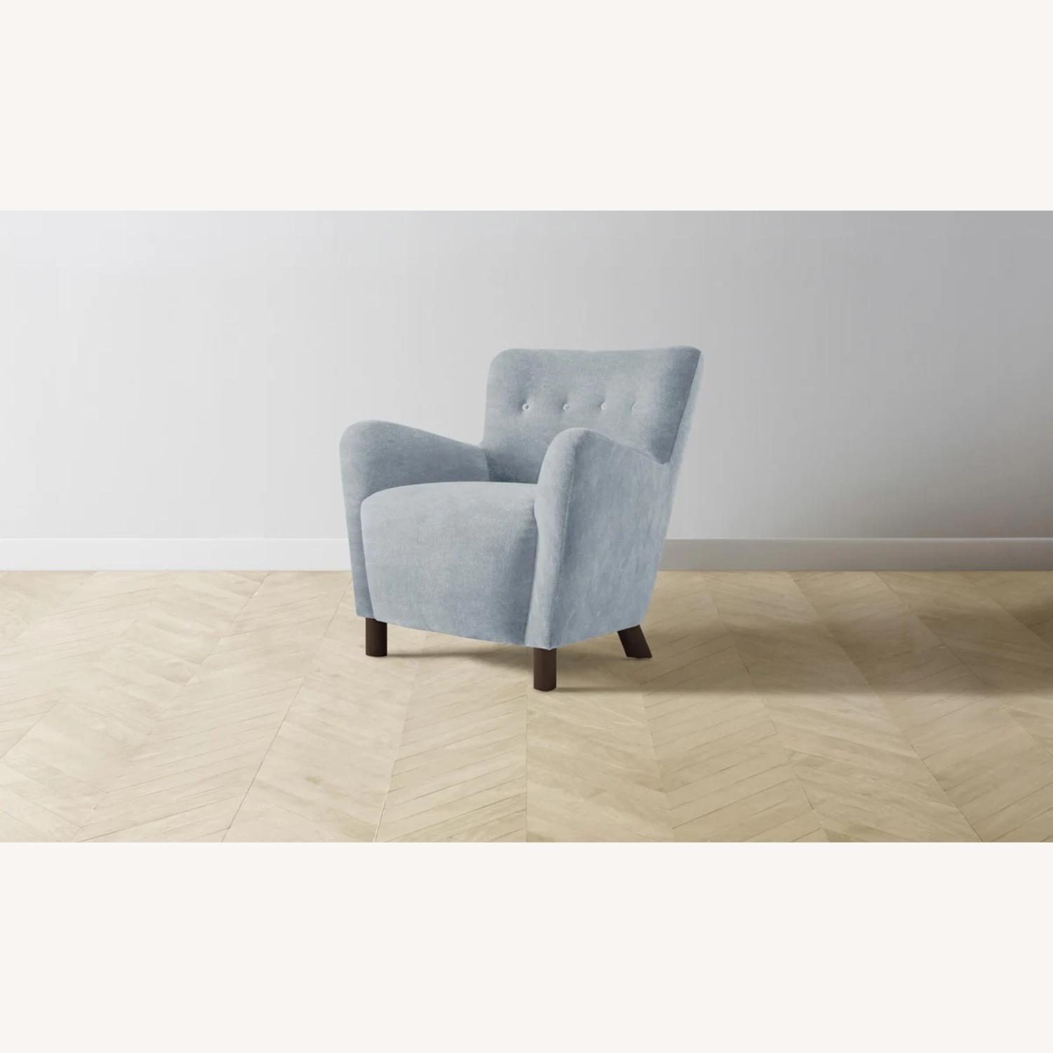 Maiden Home Perry Chair in Sky Blue Velvet - image-4