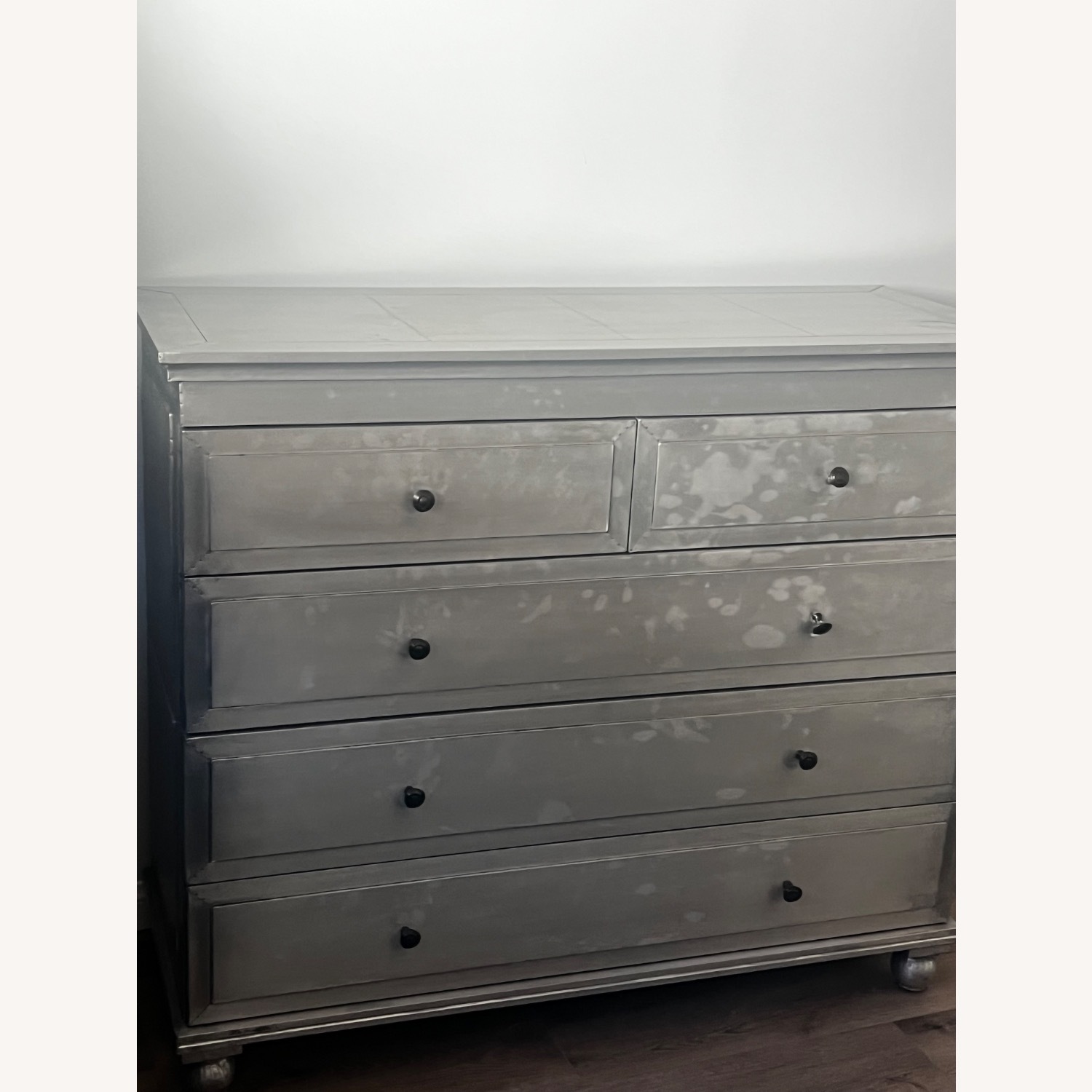 RH Annecy Metal Wrapped 5 Drawer Dresser - image-1